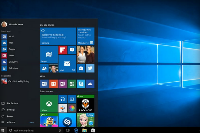 Windows 10 bureau